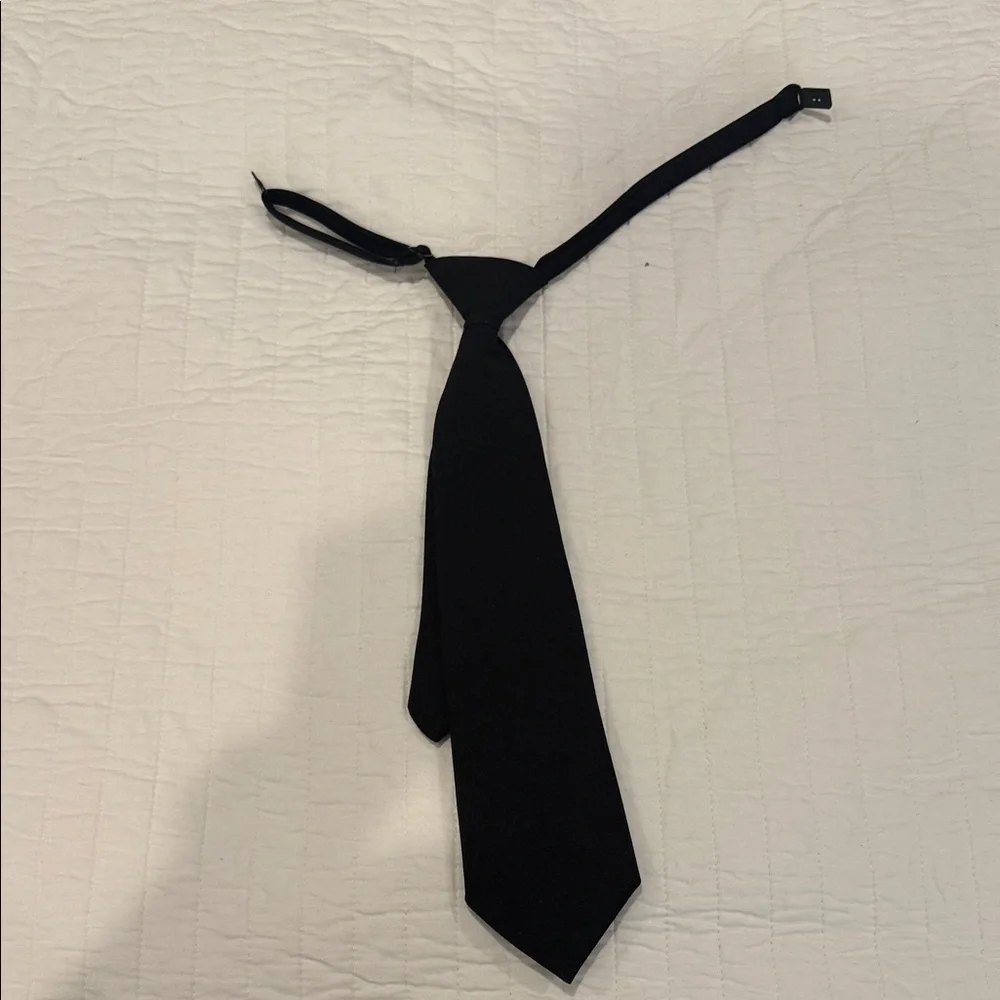 Kids Classic Black Necktie
